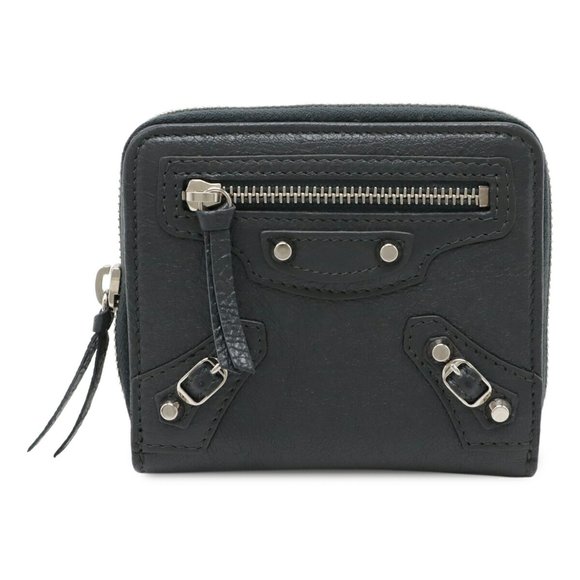 BALENCIAGA Gray Leather Wallet - Picture 1 of 7